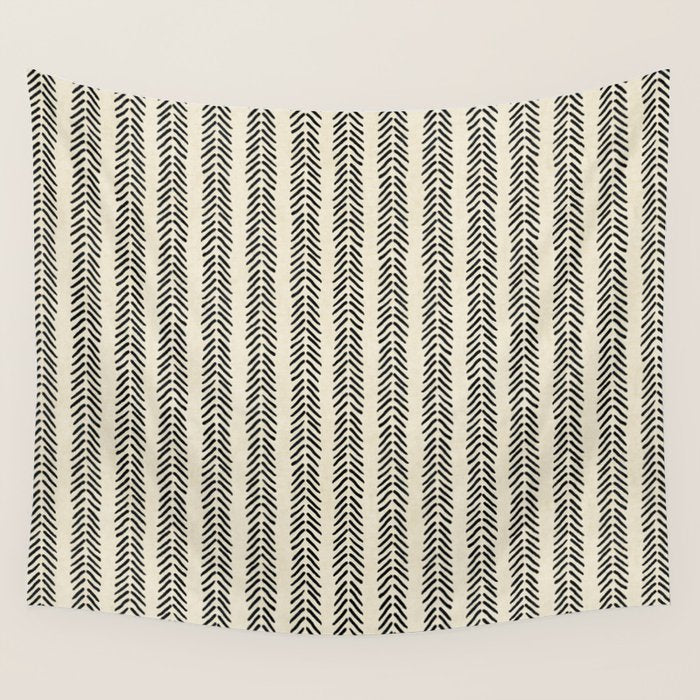 Small Black and White Arrowheads Wall Tapestry Gallery Image 1