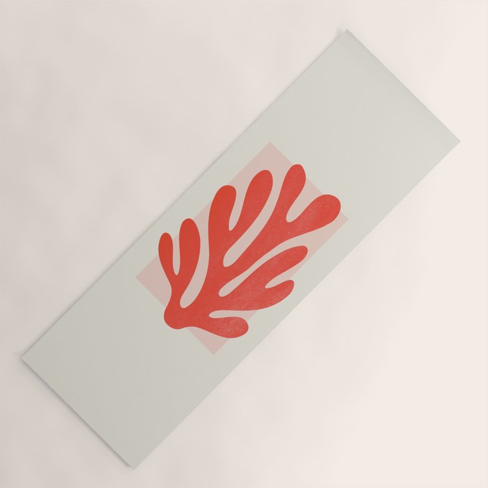 Jazz Leaf: Matisse Edition | Mid Century Series Yoga Mat Gallery Image 1