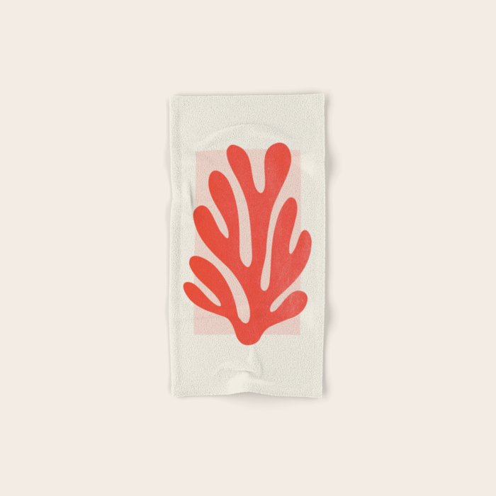 Jazz Leaf: Matisse Edition | Mid Century Series Bath Towel Gallery Image 1