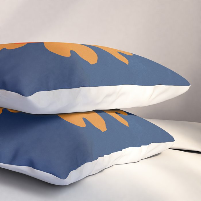 Indigo Sun: Paper Cutouts Matisse Edition Pillow Sham Gallery Image 3