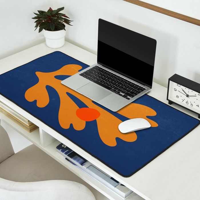 Indigo Sun: Paper Cutouts Matisse Edition Desk Mat Gallery Image 2