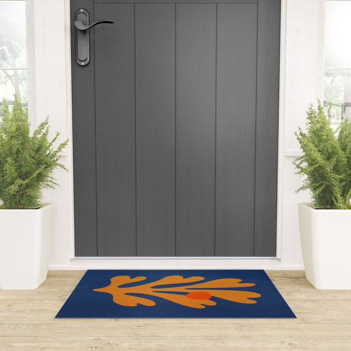 Indigo Sun: Paper Cutouts Matisse Edition Welcome Mat Gallery Image 3