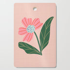 Spring Pink Flower Cutting Board Gallery Image 1