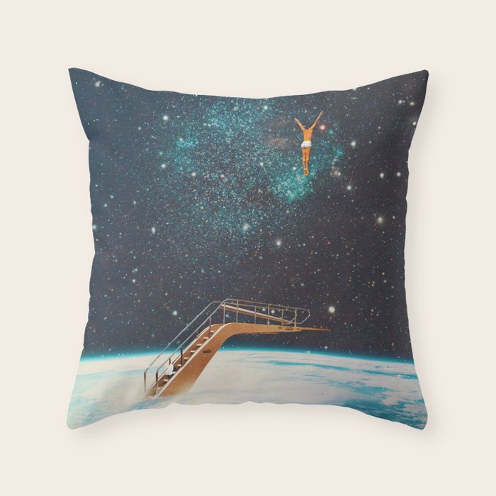 Dive into a Fresh World Throw Pillow Gallery Image 6