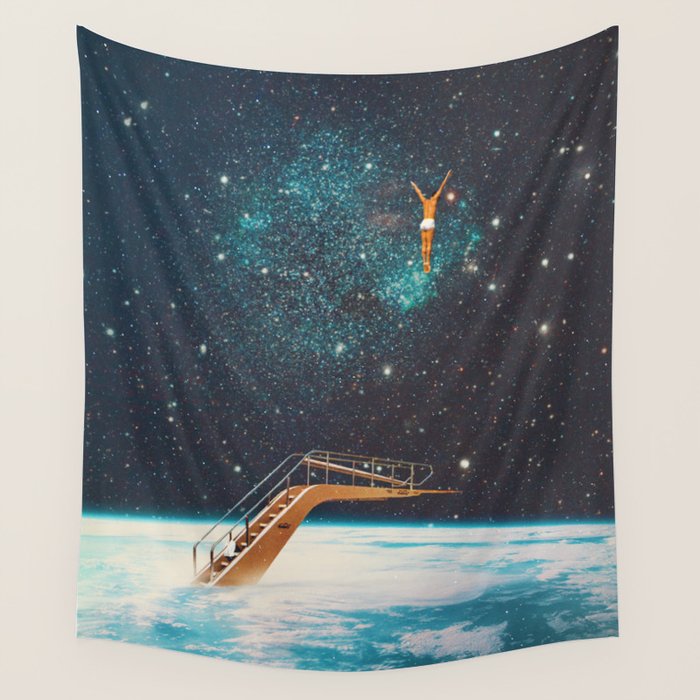 Dive into a Fresh World Wall Tapestry Gallery Image 4
