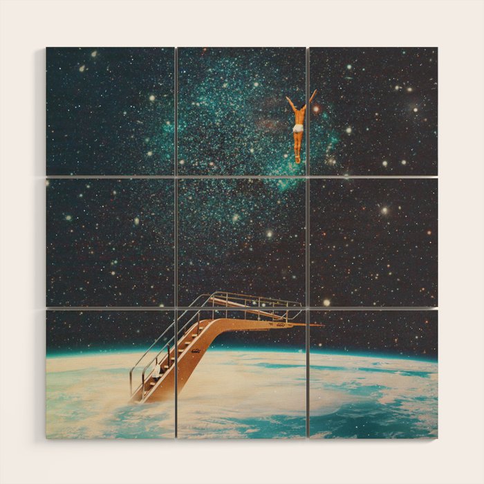 Dive into a Fresh World Wood Wall Art Gallery Image 1
