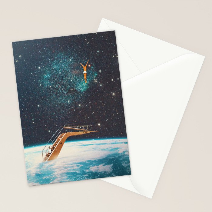 Dive into a Fresh World Stationery Card Gallery Image 2