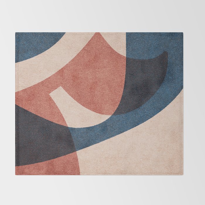 ABSTRACT ALPHABET / Gothic F Throw Blanket Gallery Image 2