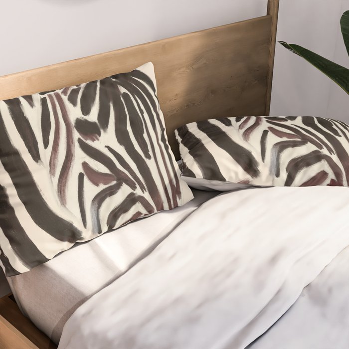 Zebra Pillow Sham Gallery Image 2