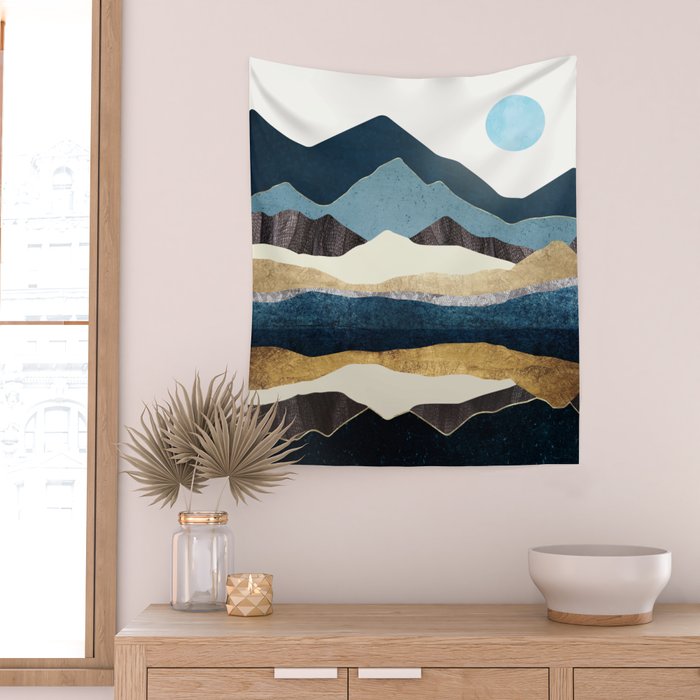 Reflect Hills Wall Tapestry Gallery Image 2