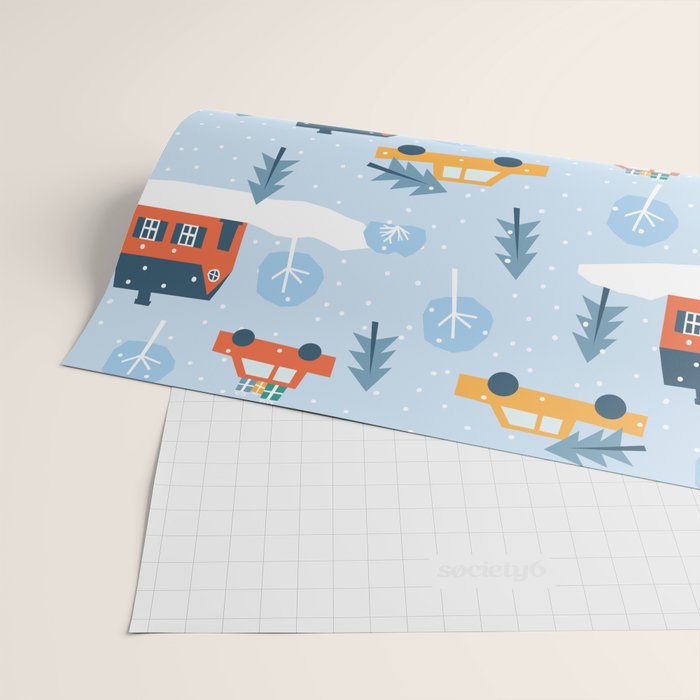 Winter village  Wrapping Paper Gallery Image 2