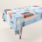 Winter village  Tablecloth Gallery Image 1