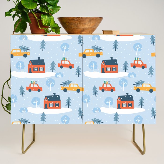 Winter village  Credenza Gallery Image 1