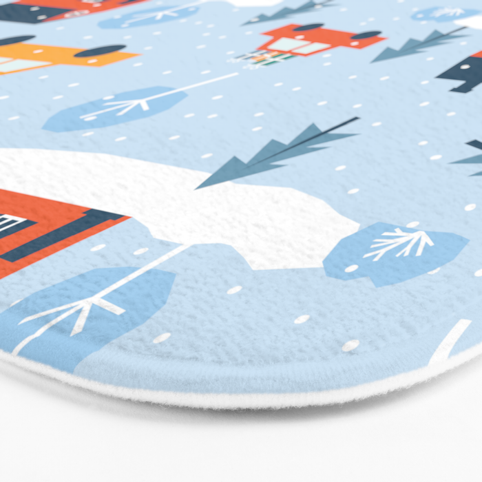 Winter village  Bath Mat Gallery Image 3