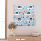 Winter village  Wall Tapestry Gallery Image 2