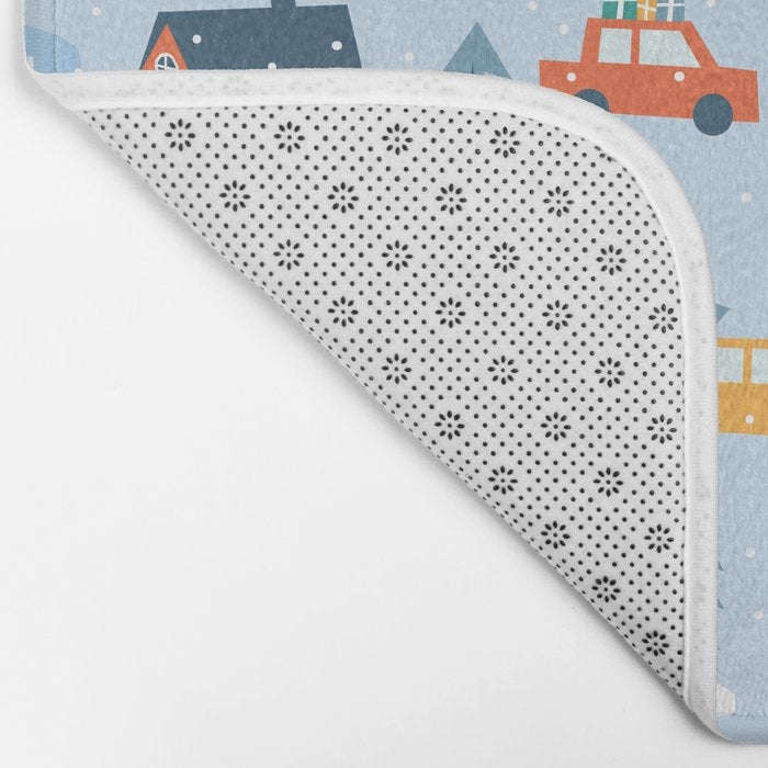Winter village  Bath Mat Gallery Image 2