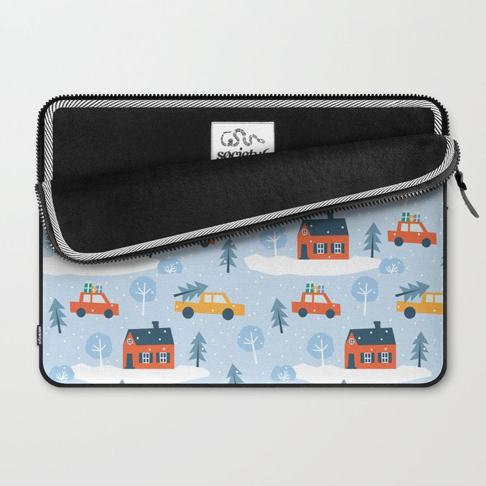Winter village  Laptop Sleeve Gallery Image 2