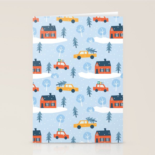 Winter village  Stationery Card Gallery Image 2