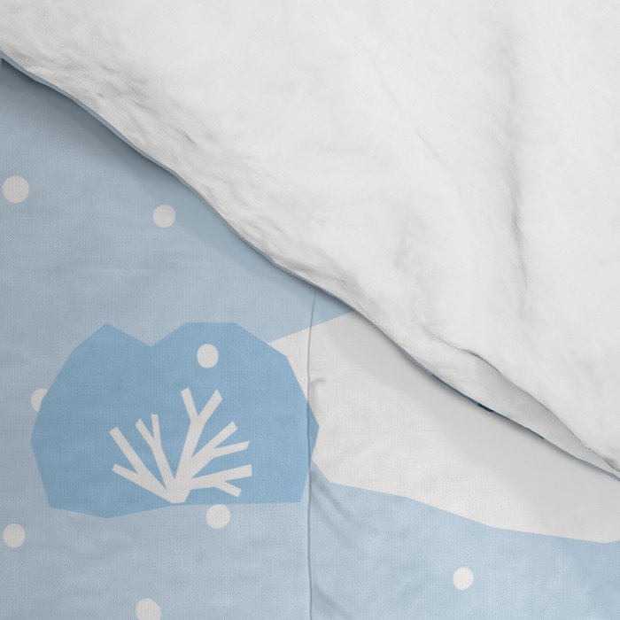 Winter village  Comforter Gallery Image 4