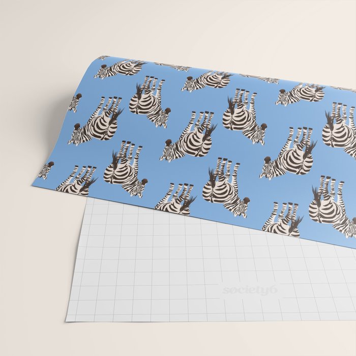 Zebra Wrapping Paper Gallery Image 2