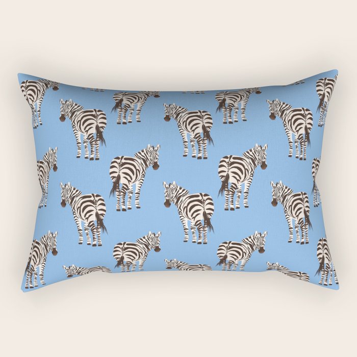 Zebra Rectangular Pillow Gallery Image 2