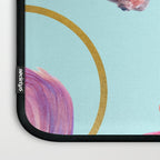 HullaHoops, Eclectic Colorful Fish Graphic Design, Animals Gold Rings Surrealism Quirky Laptop Sleeve Gallery Image 3