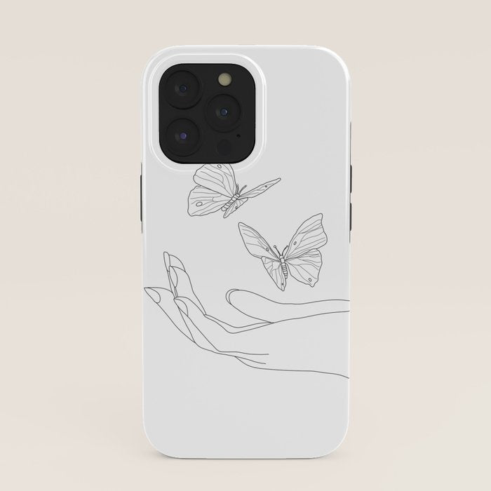 Butterflies on the Palm of the Hand iPhone Case Gallery Image 39