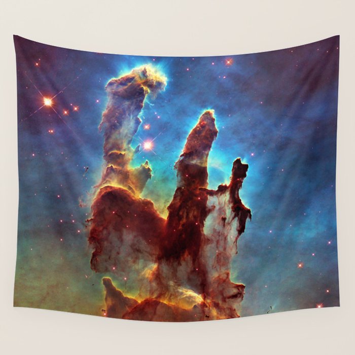 Hubble Telescope: Pillars of Creation Wall Tapestry Gallery Image 4
