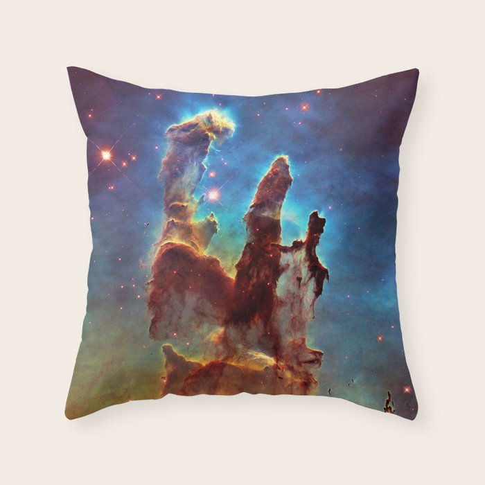 Hubble Telescope: Pillars of Creation Throw Pillow Gallery Image 6