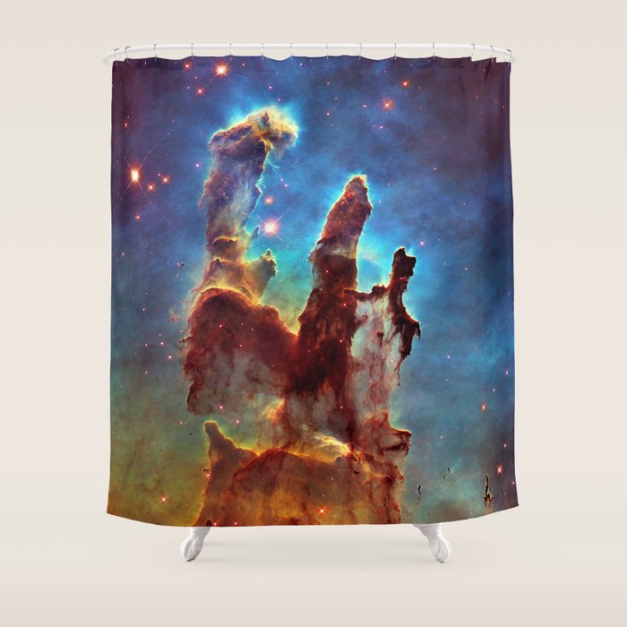 Hubble Telescope: Pillars of Creation Shower Curtain Gallery Image 1