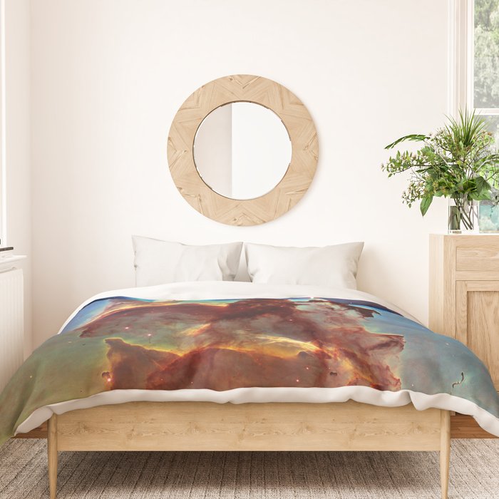 Hubble Telescope: Pillars of Creation Duvet Cover Gallery Image 3