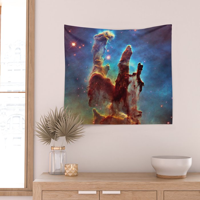 Hubble Telescope: Pillars of Creation Wall Tapestry Gallery Image 2