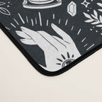 Witchy Things In Black And White Desk Mat Gallery Image 4