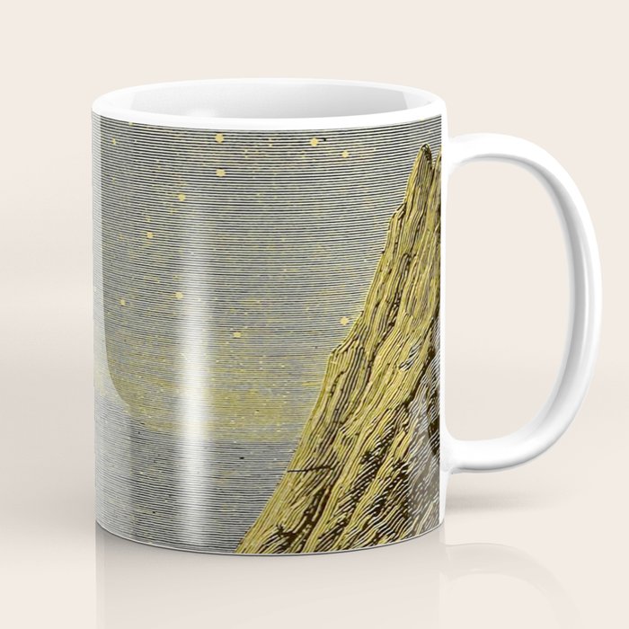 Astronomy for amateurs - 1904 Star Night Sky Landscape Coffee Mug Gallery Image 1