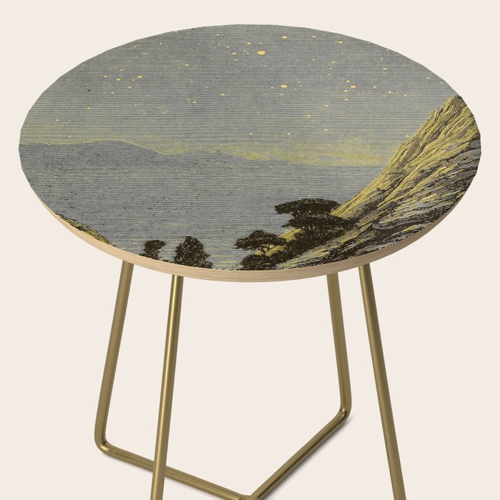 Astronomy for amateurs - 1904 Star Night Sky Landscape Side Table Gallery Image 2