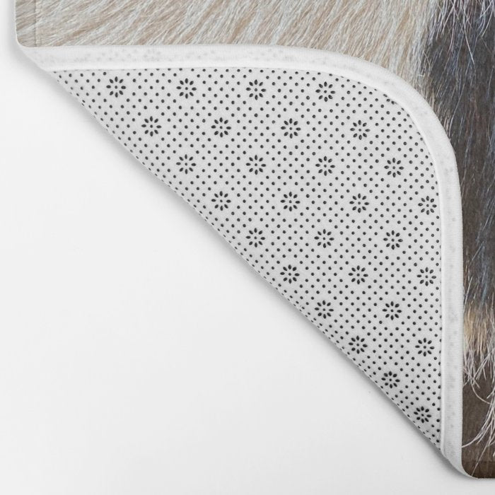 Cowhide Farmhouse Decor  Bath Mat Gallery Image 2