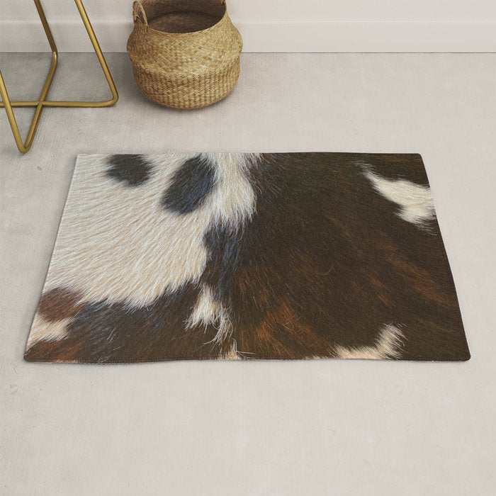 Cowhide Farmhouse Decor  Rug Gallery Image 1