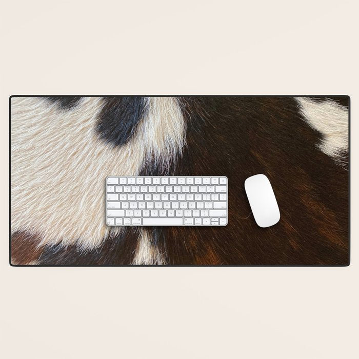 Cowhide Farmhouse Decor  Desk Mat Gallery Image 1