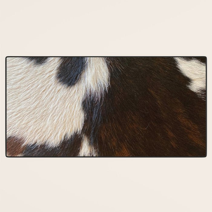 Cowhide Farmhouse Decor  Desk Mat Gallery Image 3