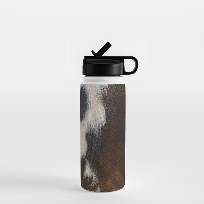 Cowhide Farmhouse Decor  Water Bottle Gallery Image 1