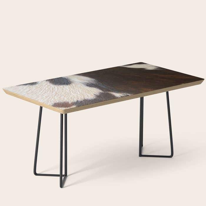 Cowhide Farmhouse Decor  Coffee Table Gallery Image 1