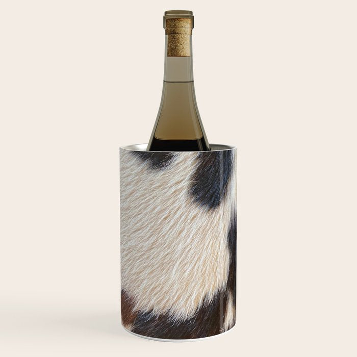 Cowhide Farmhouse Decor  Wine Chiller Gallery Image 2
