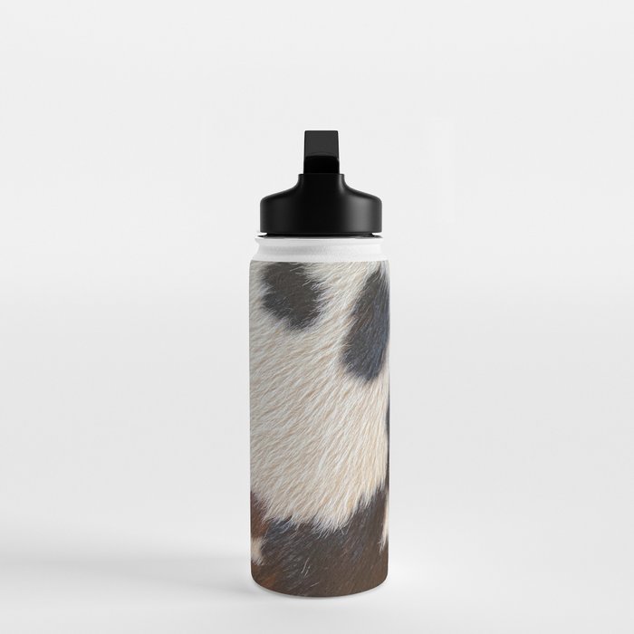 Cowhide Farmhouse Decor  Water Bottle Gallery Image 3