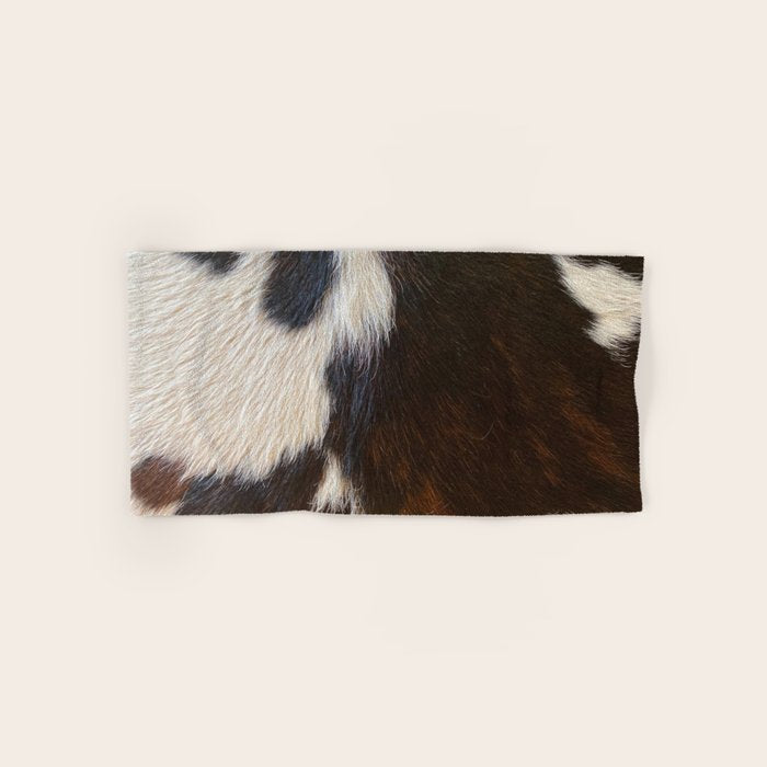 Cowhide Farmhouse Decor  Bath Towel Gallery Image 1