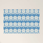 Charming Nostalgia Vintage Floral Design Welcome Mat Gallery Image 1
