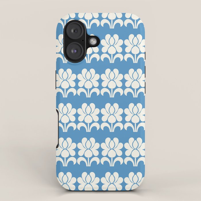 Charming Nostalgia Vintage Floral Design iPhone Case Gallery Image 1