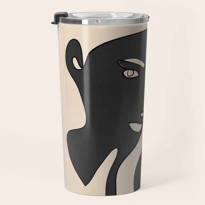 Abstract Faces 14 Travel Mug Gallery Image 3