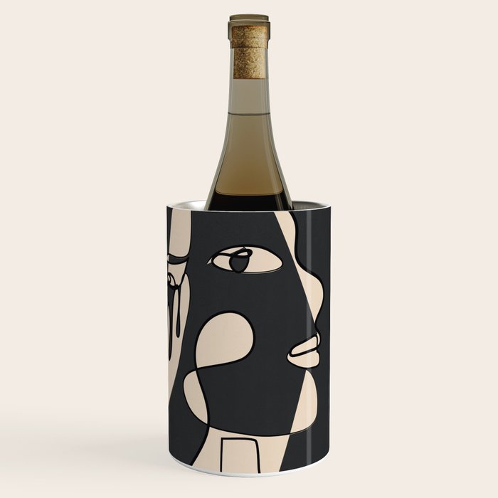 Abstract Faces 14 Wine Chiller Gallery Image 3