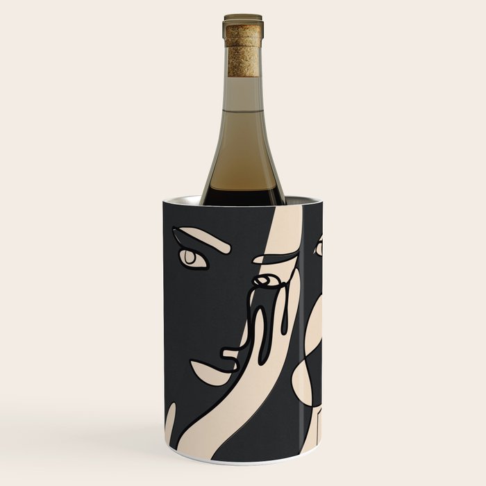 Abstract Faces 14 Wine Chiller Gallery Image 1