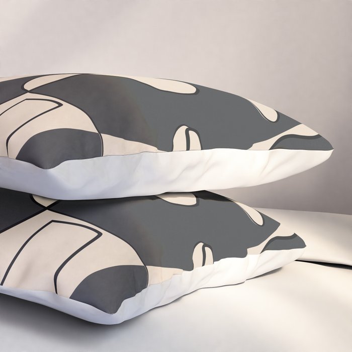 Abstract Faces 14 Pillow Sham Gallery Image 3